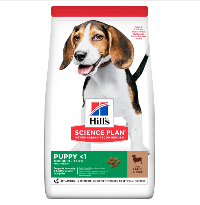 Hill's Science Plan Puppy Medium Lamb&Rice 2.5kg XIRA TROFI SKuLOu